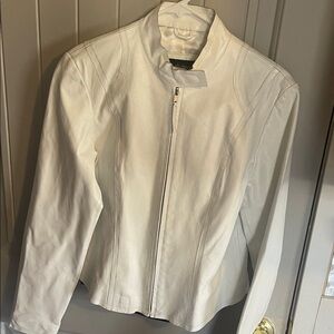 Vintage Y2K Le Chateau Women's Leather Jacket
